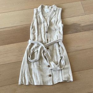 Linen blazer dress